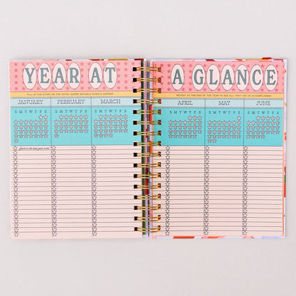 Medium 17-Month Academic Planner, Oil Paint Floral
