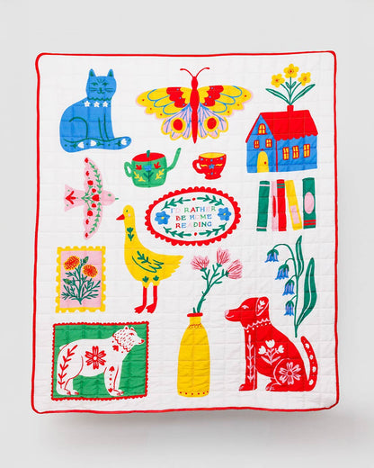 Quilted Blanket, Scandinavian Icons