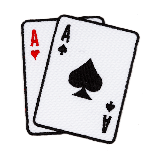 Aces Embroidered Iron-On Patch