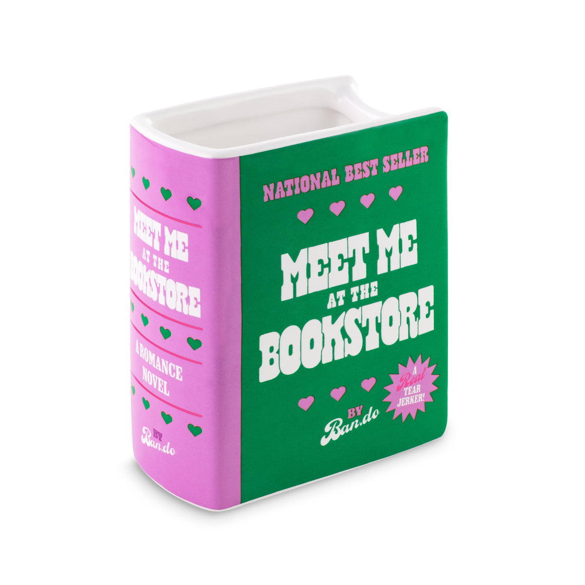 Book Vase, Meet Me At The Bookstore