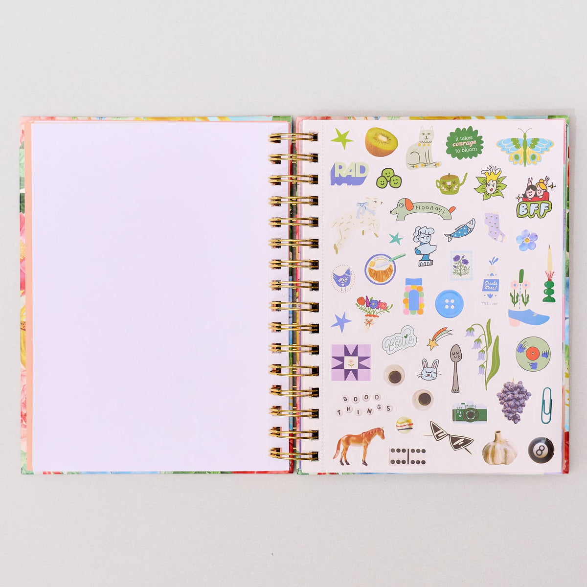 Medium 17-Month Academic Planner, Oil Paint Floral