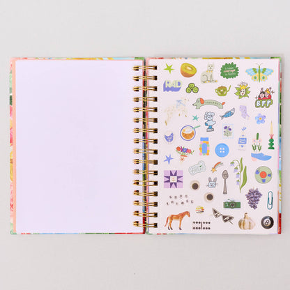 Medium 17-Month Academic Planner, Oil Paint Floral