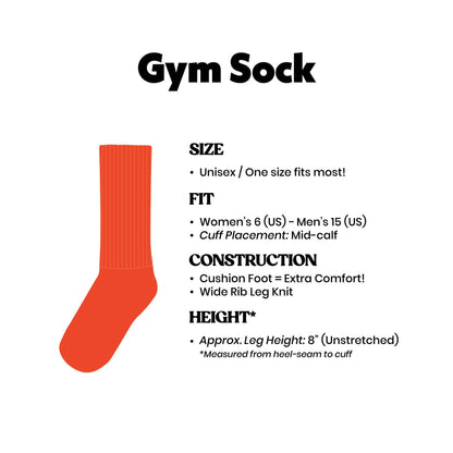 I ❤️ Pickles Gym Crew Socks